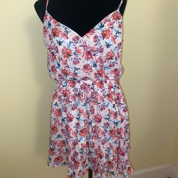 pink floral sundress